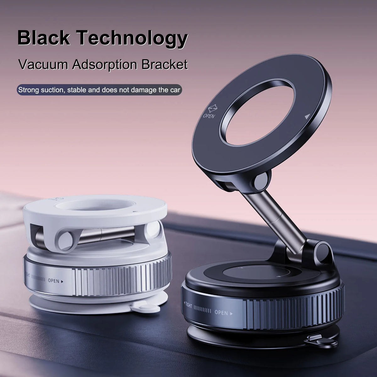 Vacuum Magnetic Phone Holder