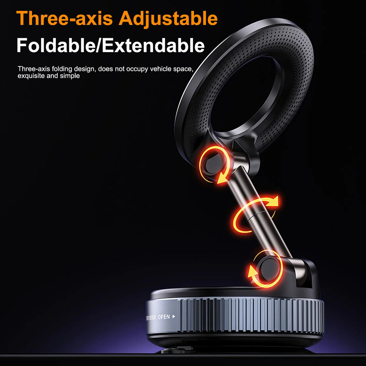Vacuum Magnetic Phone Holder