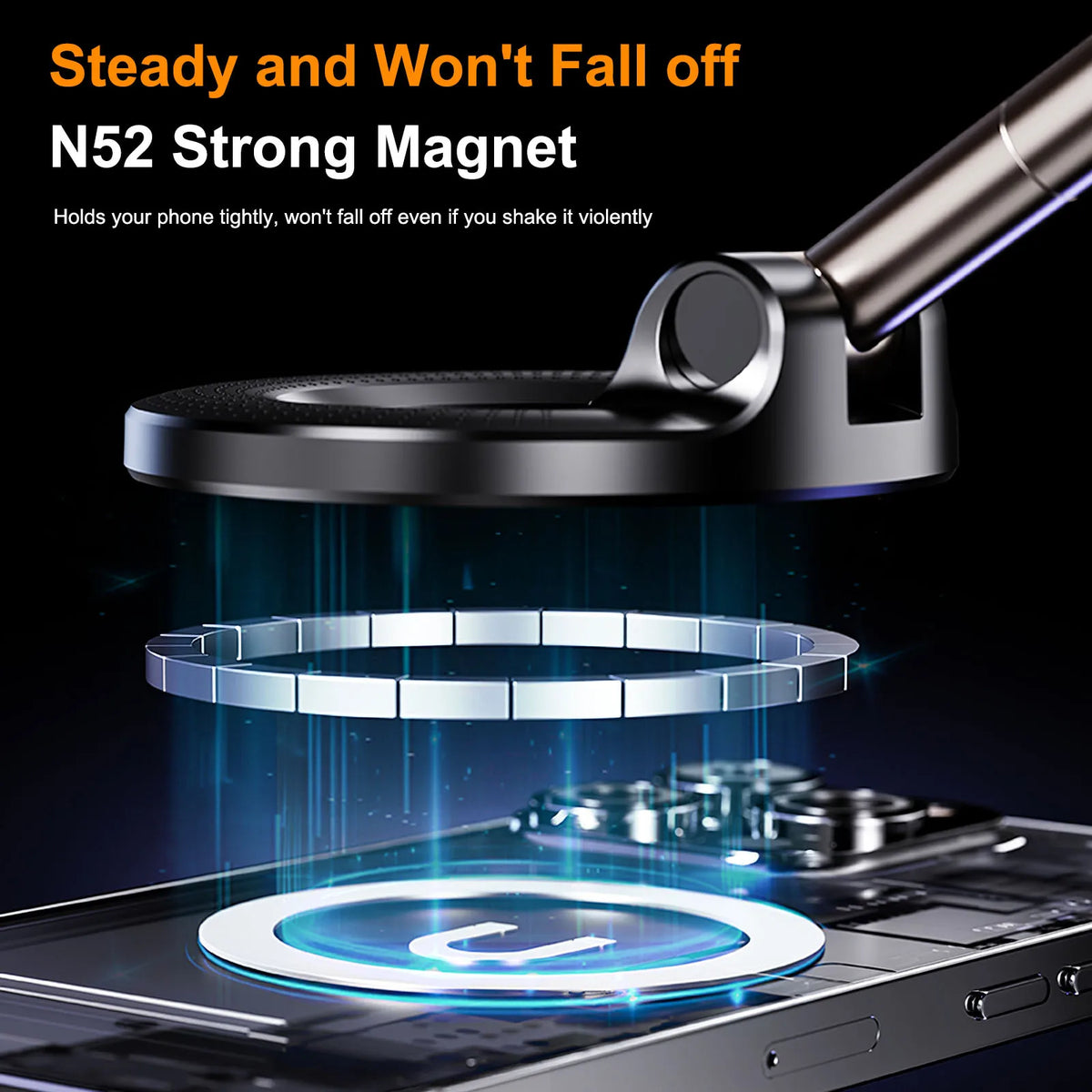 Vacuum Magnetic Phone Holder