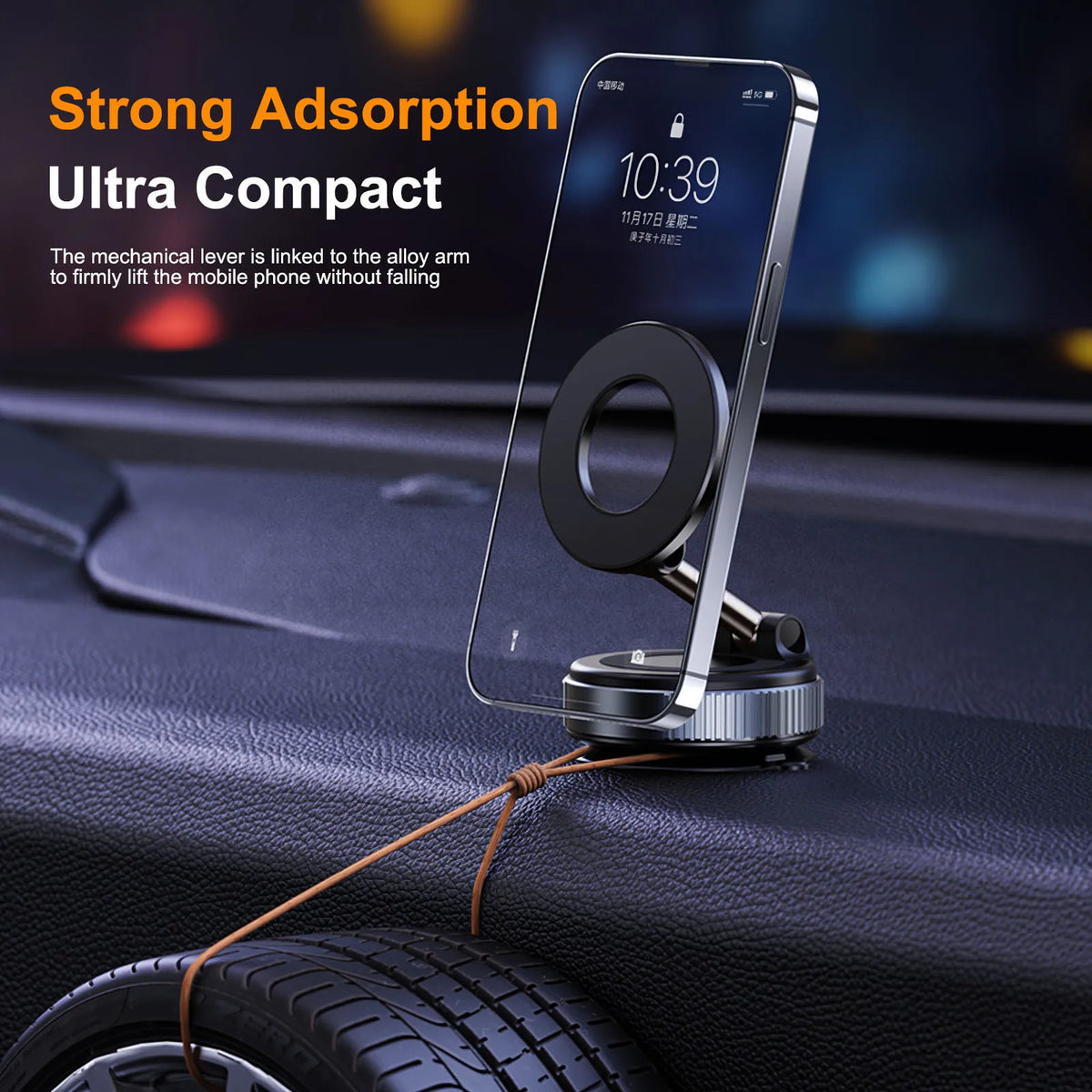 Vacuum Magnetic Phone Holder